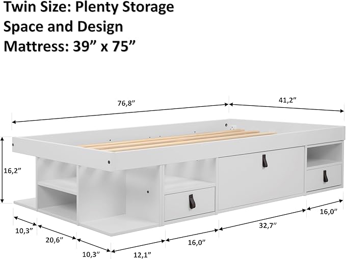 memomad Bali Storage Platform Bed - Image 3
