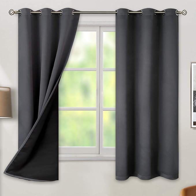 BGment Thermal Insulated 100% Blackout Curtains by BGment