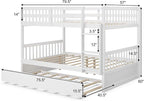 KOMFOTT Wood Full Over Full Bunk Bed - Image 2