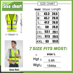 YOWESHOP High Reflective Visibility Safety Vest Custom Your Logo Safety Workwear - Image 5