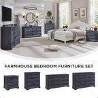 JXQTLINGMU Farmhouse 6 Drawers Dresser - Image 5