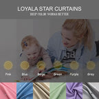 Star Curtains, 2 Panels, Bedroom & Living Room - Image 9