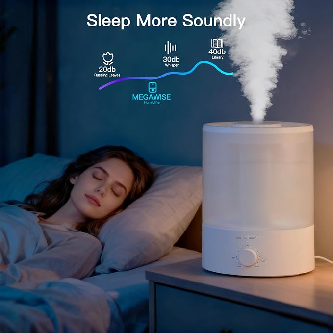MegaWise Topfill 7-colour Night light humidifier - Image 3