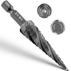 Four Spiral Flute Step Drill Bit, HSS Step Drill Bits Unibit Step Drill Bit by KAKILFOB