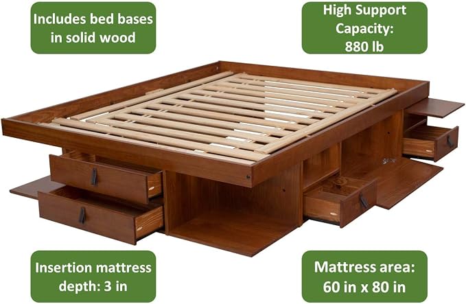 memomad Bali Storage Platform Bed - Image 10