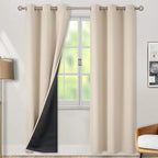 BGment Thermal Insulated 100% Blackout Curtains 84 Inch Length 2 Panels by BGment