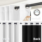 BGment Short 100% Blackout Curtains - Image 6