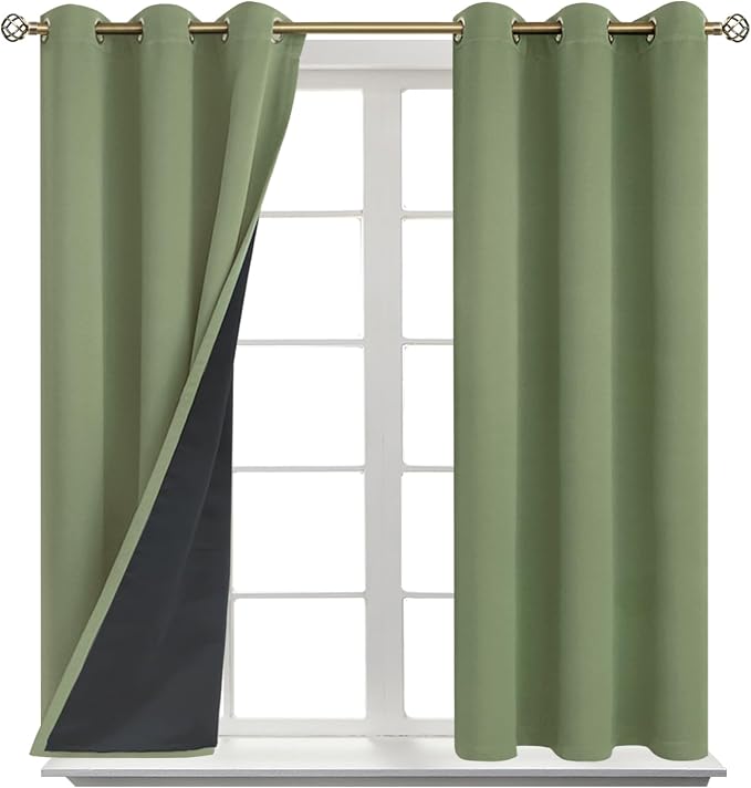 BGment Short 100% Blackout Curtains - Image 8
