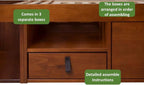 memomad Bali Storage Platform Bed - Image 11
