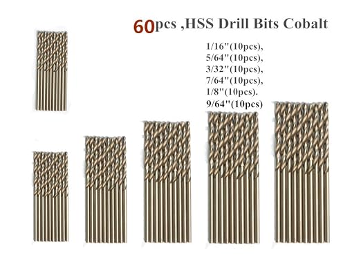 60PCS, M35 Cobalt Drill Bits - Image 2