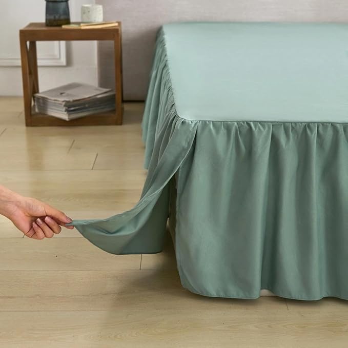 Bed Skirt Queen Size Ruffled Bed Skirt - Image 3