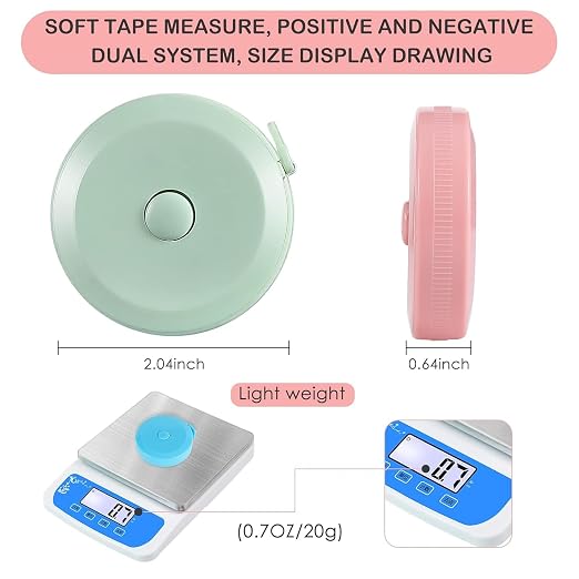 16 Pack Tape Measure, 60 Inch/150cm Retractable Body Measuring Tape - Image 2