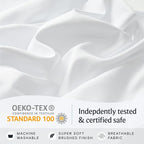 LuxClub 3 PC Extra Deep Pocket Twin Sheet Set, Deep Pockets Wrinkle Free - Image 5