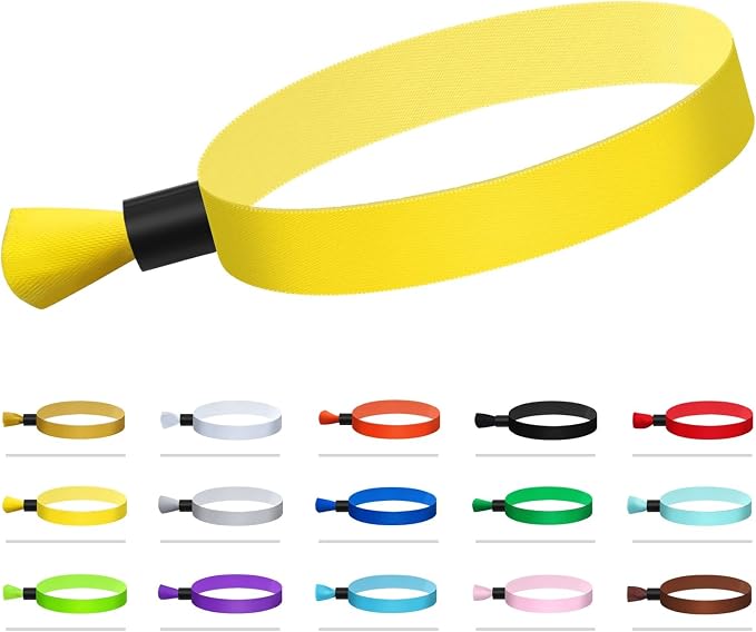 100 Pcs Cloth Wristbands, Disposable by Comflora
