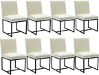CIMOTA Modern Dining Chairs Set of 8, Leather Dining Room Chairs Upholstered by CIMOTA