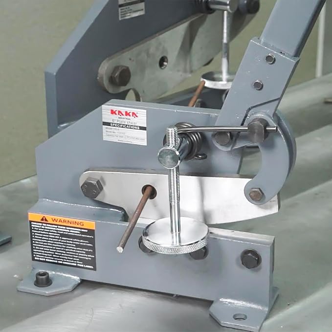 KAKA INDUSTRIAL Sheet Metal Cutter 8-Inch | 0.51 inch Round Bar Capacity | HS-8 - Image 3