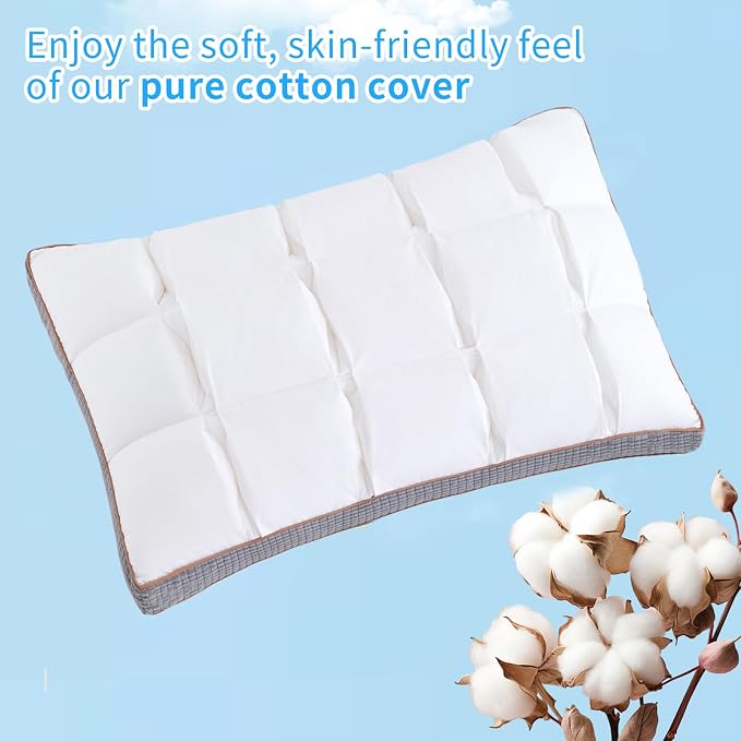 YOUR MOON Soft Pillow Queen for Sleeping, Super Soft Support Down Alternative - Image 2