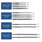 17Pcs Rotary Hammer Drill Bits and Chisel Set - Image 2