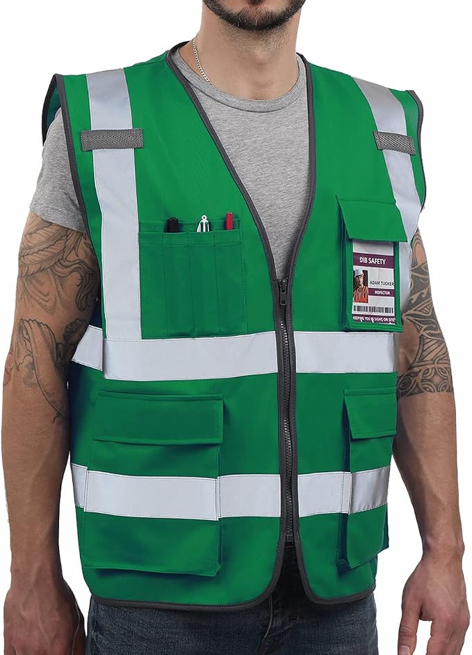 Dib Safety Reflective Vest High Visibility by HighVisibilityWorkwear