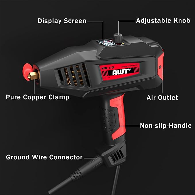 AWT Welding Machine Handheld 90Amp, ARC Welder/Lift TIG 110V Hand Held Welder - Image 9