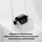 Nazhura 97 Quart Plastic Storage Bin, Stackable and Nestable Storage Boxes - Image 4