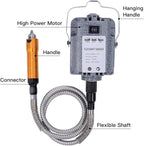 1000W 30000RPM Electric Flex Shaft Rotary Tool Foot Pedal Control Flex Shaft - Image 8