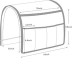WETRBWEH TV Remote Control Holder Couch Caddy, Non-slip Bedside Caddy Organizer - Image 7