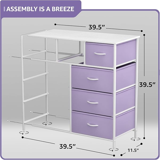 Sorbus Kids Dresser with 9 Drawers - Image 3