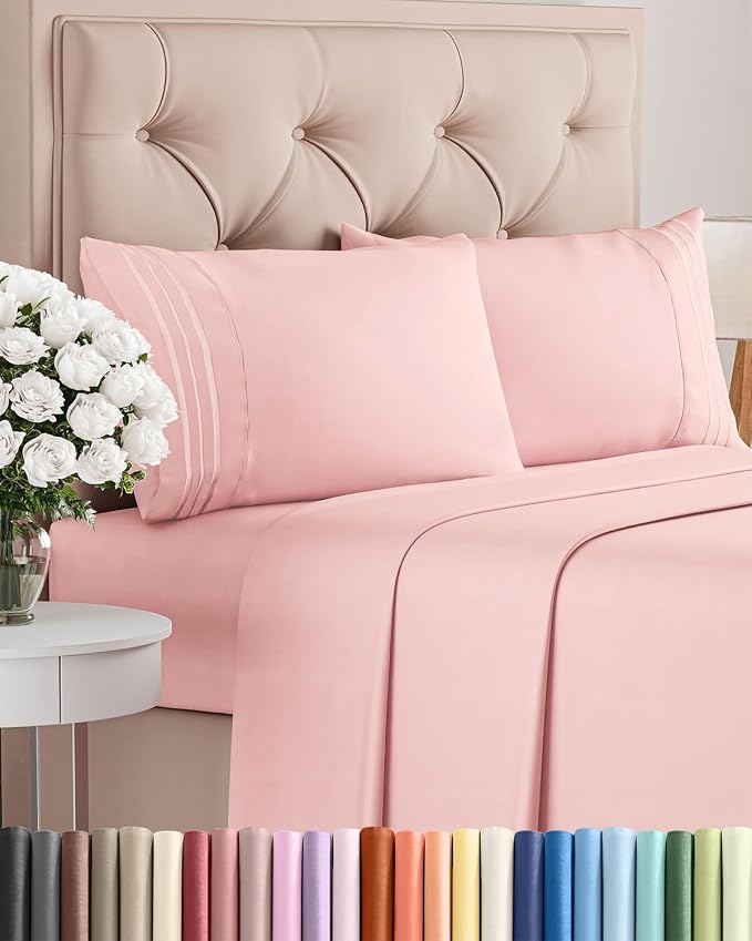 King Size 4 Piece Sheet Set by CGKUnlimited