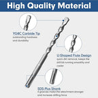 17Pcs Rotary Hammer Drill Bits and Chisel Set - Image 4