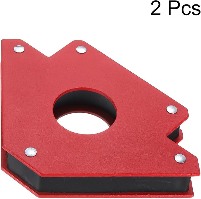HARFINGTON 2pcs Welding Magnets 77.16 lbs Magnetic Welding Clamp Holder Iron - Image 3