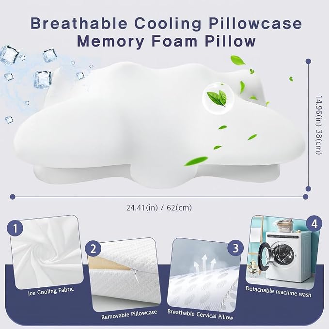 Extra High Loft Cervical Pillow - Image 3