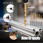 JEFE HEX 1/8" Hex Shank Drill Bits - Image 6