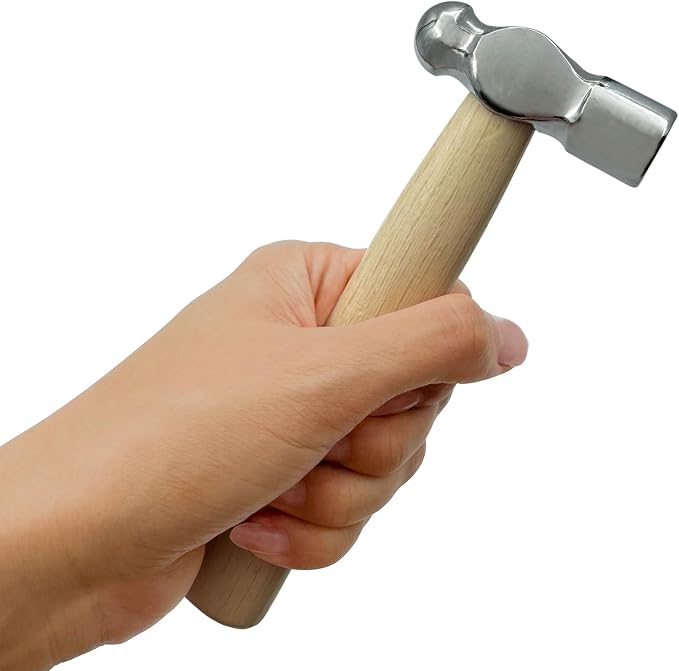 Mini Wooden Handle Round Head Hand Hammers, Round Head Wooden Handle, Escape - Image 3