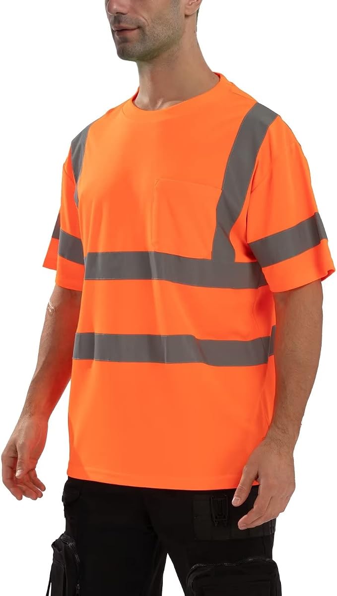 High Visibility Class 3 T Shirts，Hi Vis Safety Shirts - Image 7