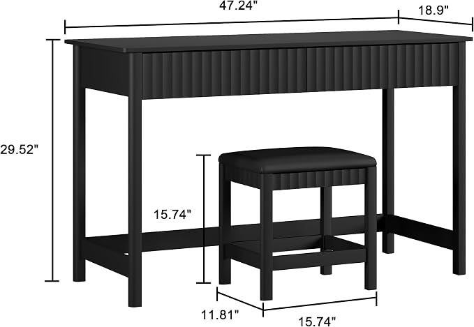 ChooChoo 47.2 Inch Modern Desk - Image 3