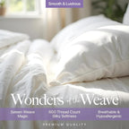 Carressa Linen 100% Egyptian Cotton Queen Sheet Set - Image 4