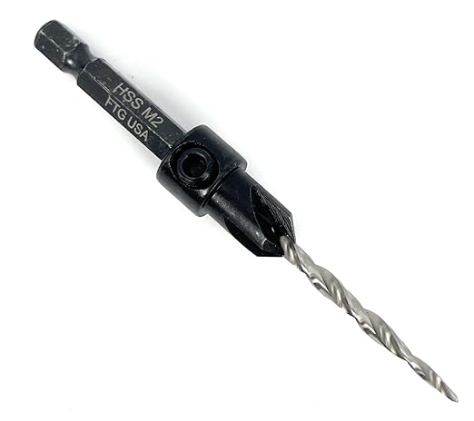 FTG USA Adjustable Wood Countersink Drill Bit #6 by FTGUSA