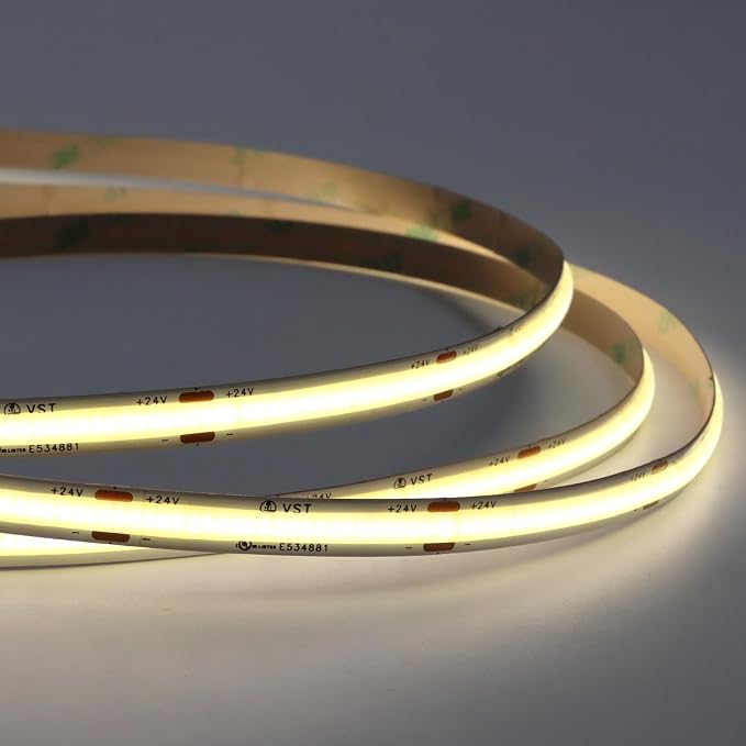 VST 16.4ft COB LED Strip Lights Cool White 6000K, 24V Dimmable LED Tape Light - Image 7