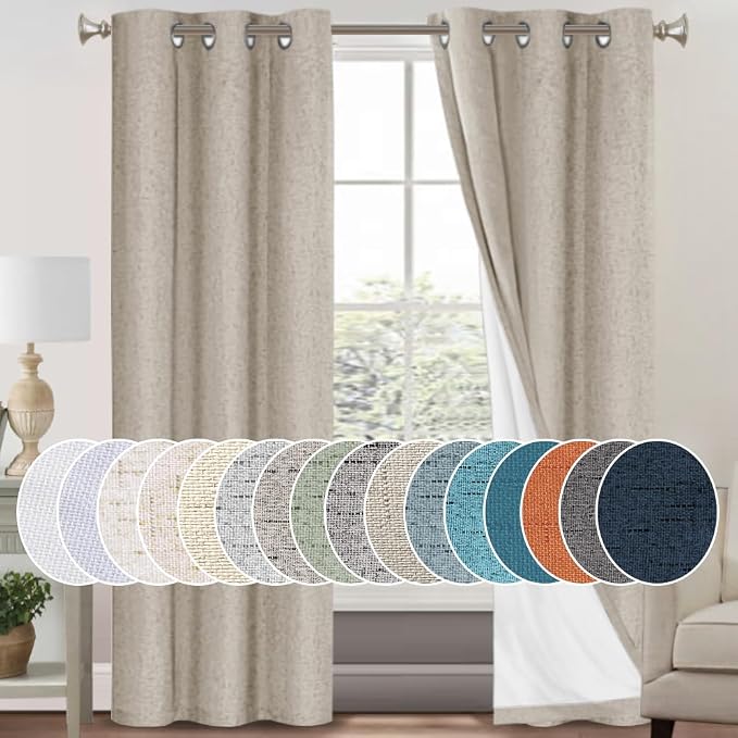 PrinceDeco 100% Blackout Curtains by PrinceDeco