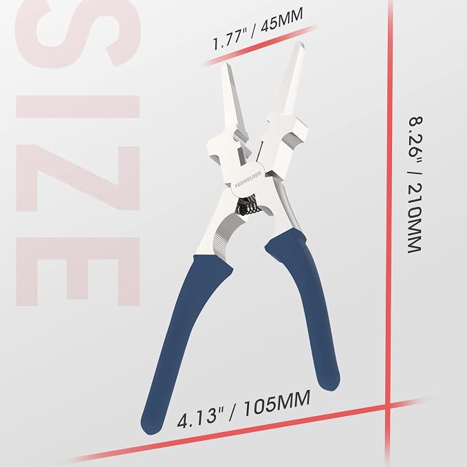 YESWELDER 8" MIG Welding Pliers, Anti-Rust and Durable High-Carbon Steel - Image 3