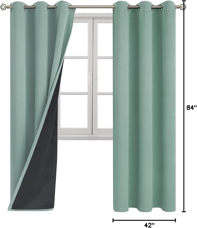 BGment Thermal Insulated 100% Blackout Curtains - Image 9