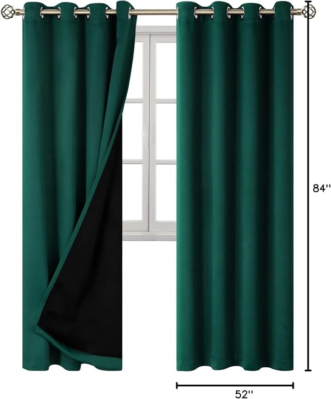 BGment Thermal Insulated 100% Blackout Curtains - Image 9