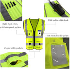 YOWESHOP High Reflective Visibility Safety Vest Custom Your Logo Safety Workwear - Image 4