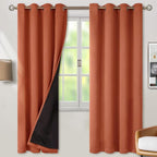 BGment Thermal Insulated 100% Blackout Curtains 72 Inch Length 2 Panels by BGment