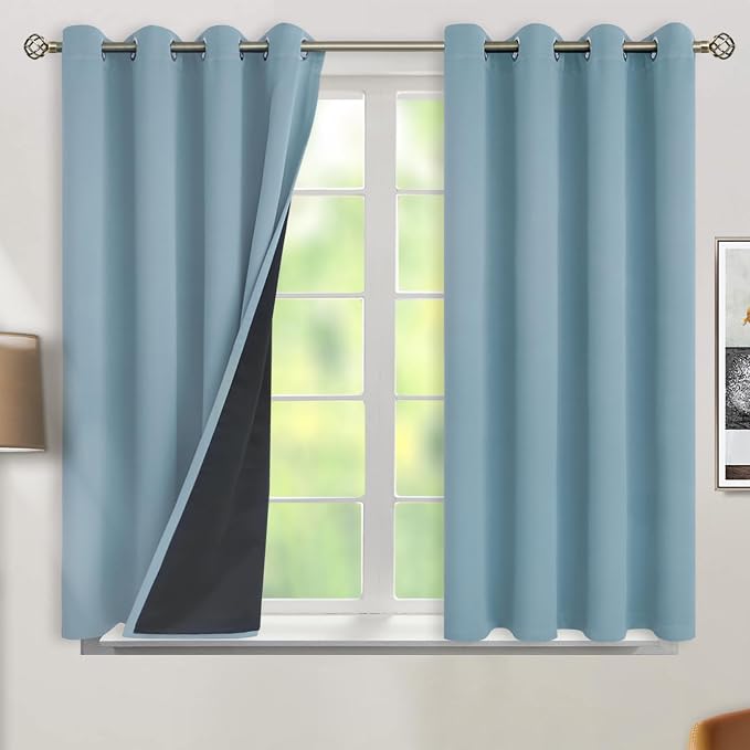 BGment Short 100% Blackout Curtains by BGment
