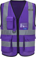 Hi Reflective Safety Vest, Hi Vis Bright Neon Colors Safety Vest by A-SAFETY
