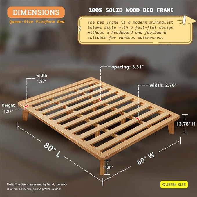 Queen Platform Bed Base - Image 2