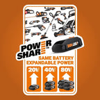 WORX Nitro WX272L 20V Power Share 1/2" Cordless Impact Wrench - Image 2