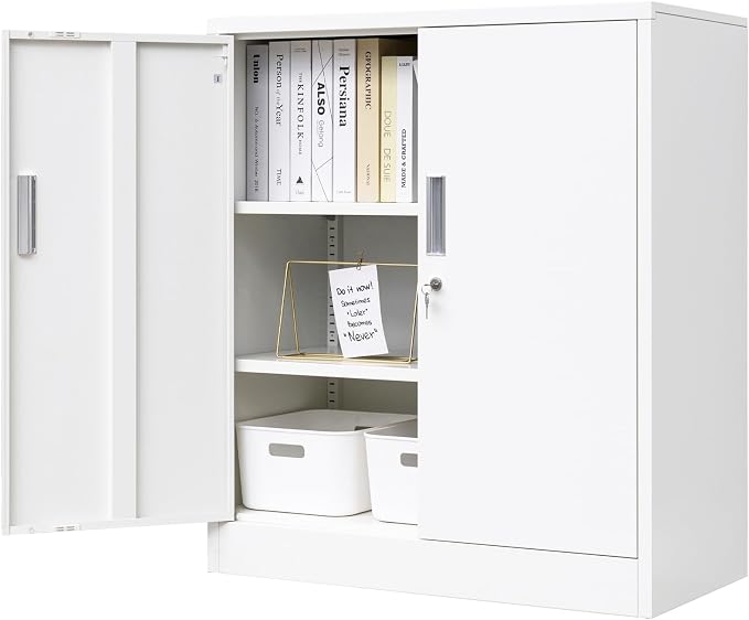 BESFUR Metal Storage Cabinet, Garage Storage Cabinet by BESFUR